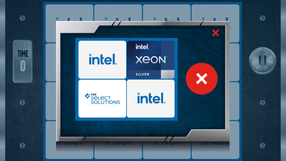 Exhibition Games Intel Memory Challenge Screenshot 2