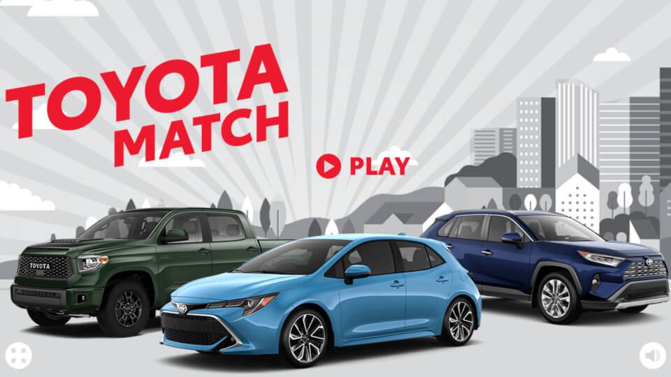 Lead Generation Games Toyota Personality Quiz Screenshot 1