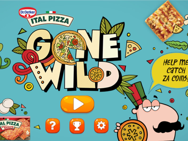 Marketing Games Pizza Brand Screenshot 1